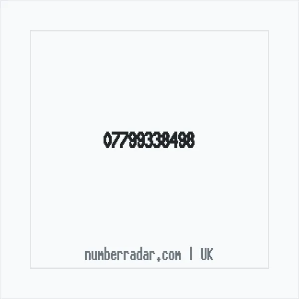 Reverse number check for +44 7799 338498 — who called me?