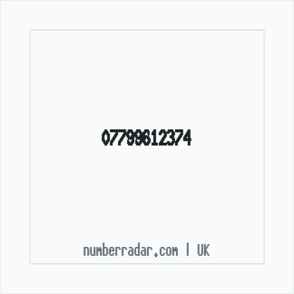 Reverse number check for +44 7799 612374 — who called me?