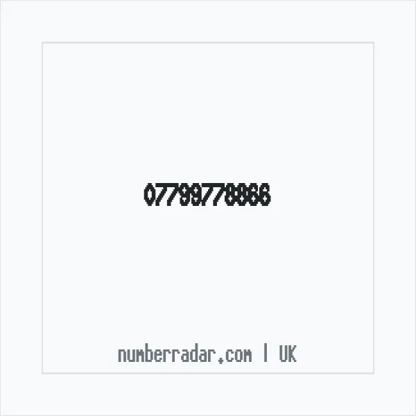 Reverse number check for +44 7799 778866 — who called me?