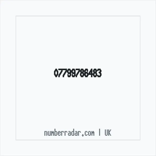 Reverse number check for +44 7799 786483 — who called me?