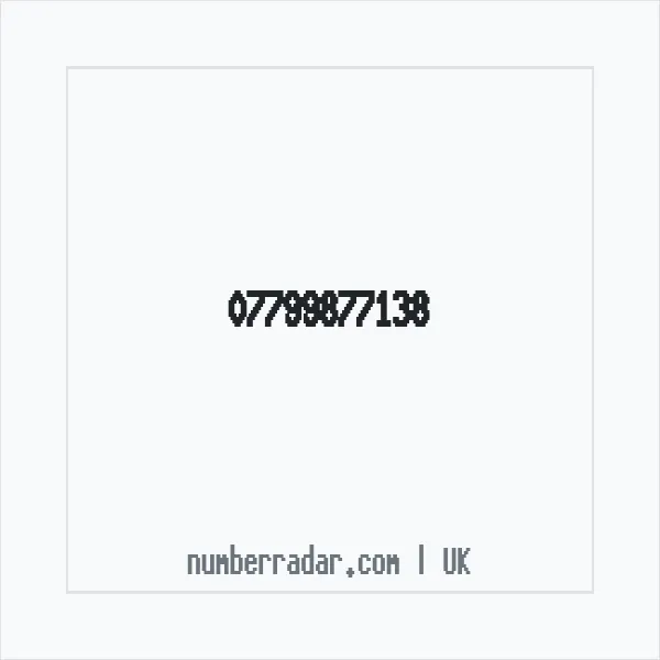Reverse number check for +44 7799 877138 — who called me?