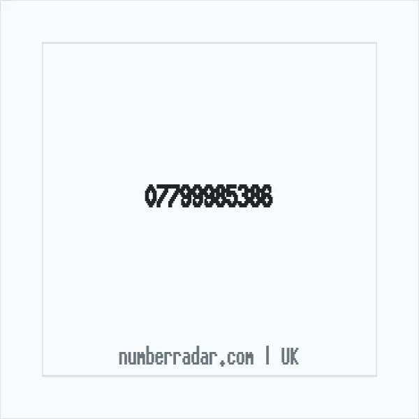 Reverse number check for +44 7799 985386 — who called me?