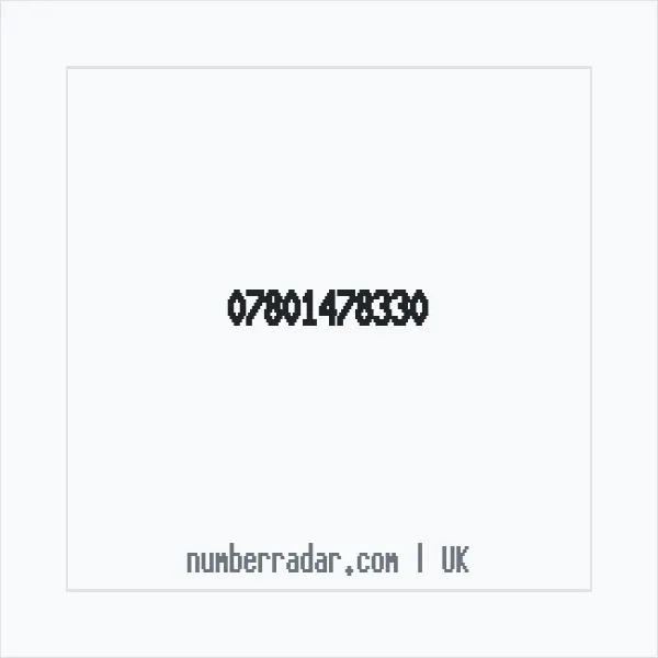 Reverse number check for +44 7801 478330 — who called me?