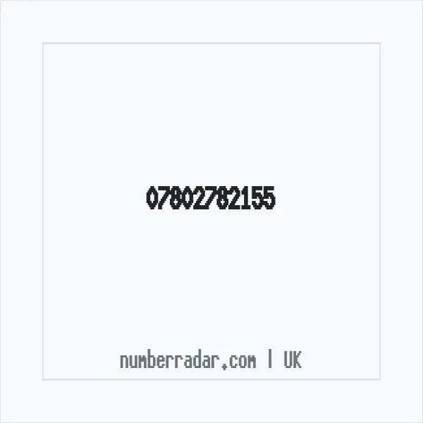 Reverse number check for +44 7802 782155 — who called me?