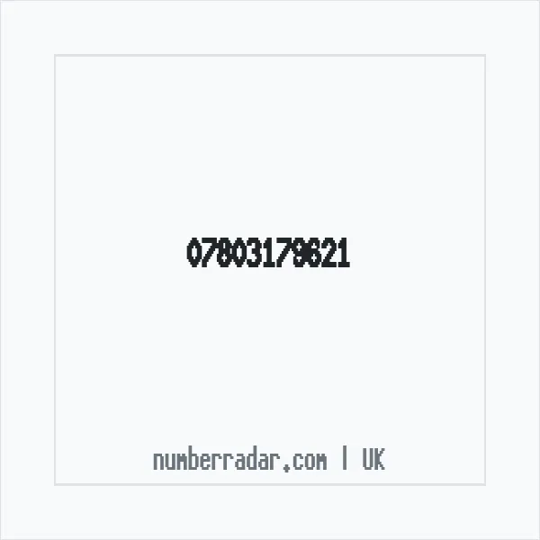 Reverse number check for +44 7803 179621 — who called me?