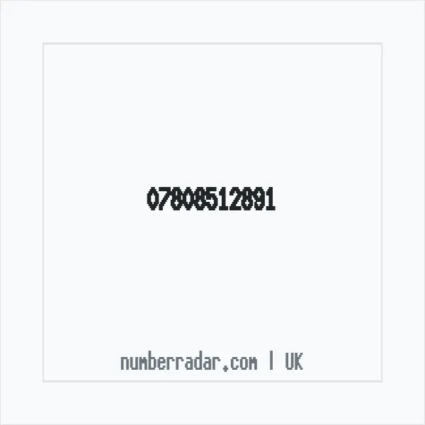 Reverse number check for +44 7808 512891 — who called me?