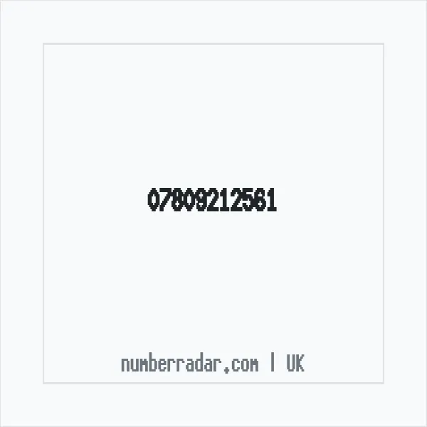 Reverse number check for +44 7809 212561 — who called me?