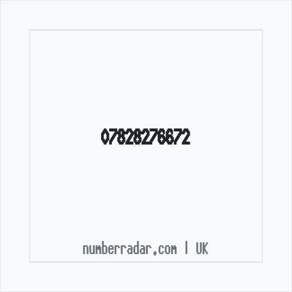 Reverse number check for +44 7828 276672 — who called me?