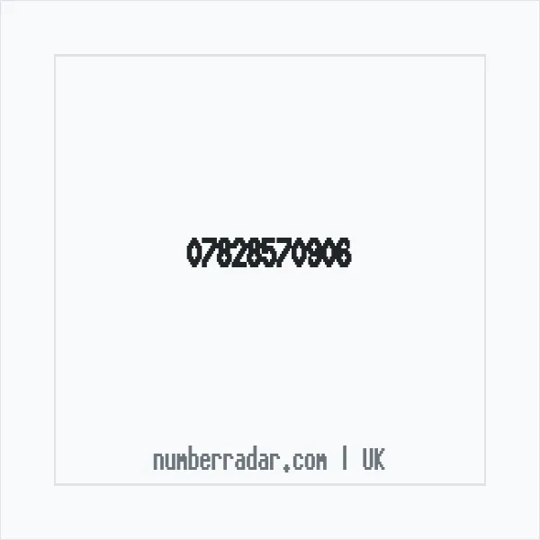 Reverse number check for +44 7828 570906 — who called me?