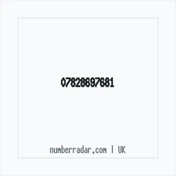 Reverse number check for +44 7828 697681 — who called me?