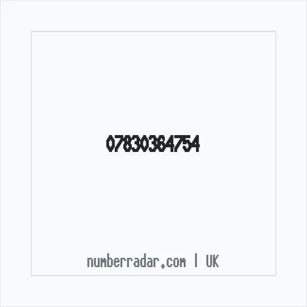 Reverse number check for +44 7830 364754 — who called me?