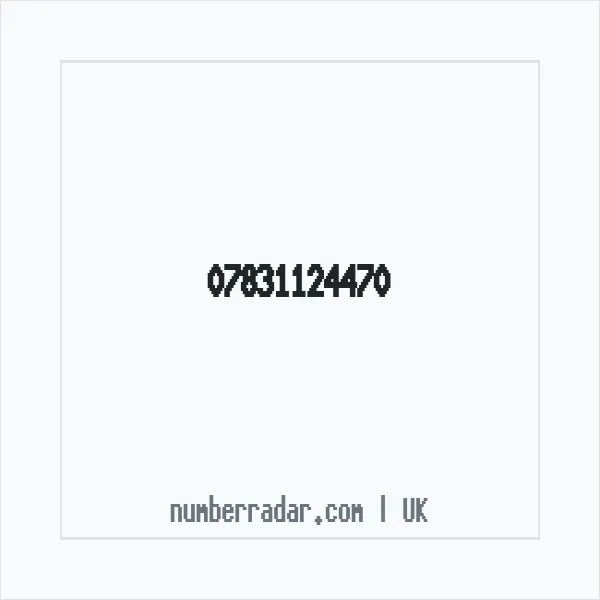 Reverse number check for +44 7831 124470 — who called me?