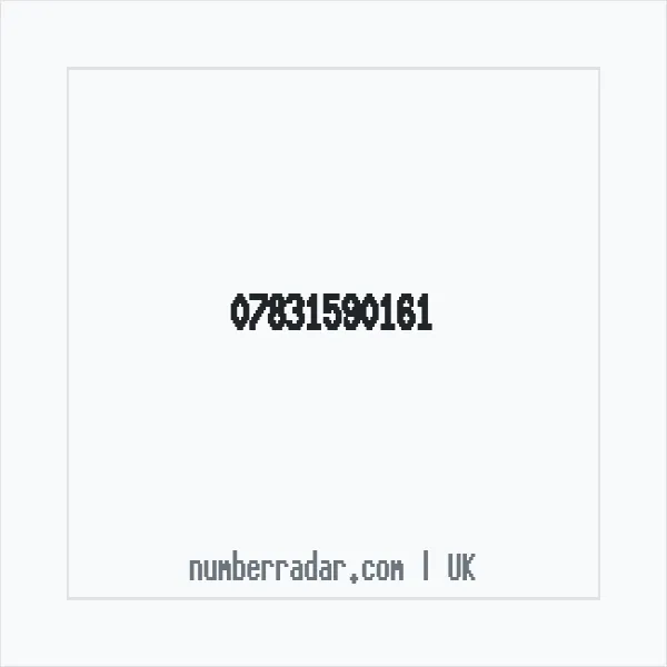 Reverse number check for +44 7831 590161 — who called me?