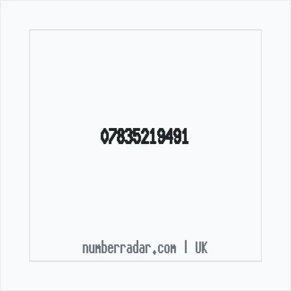 Reverse number check for +44 7835 219491 — who called me?
