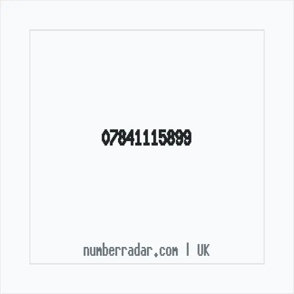Reverse number check for +44 7841 115899 — who called me?