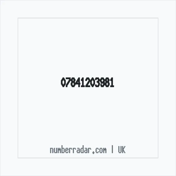 Reverse number check for +44 7841 203981 — who called me?