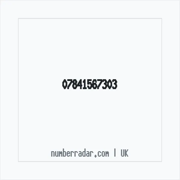 Reverse number check for +44 7841 567303 — who called me?