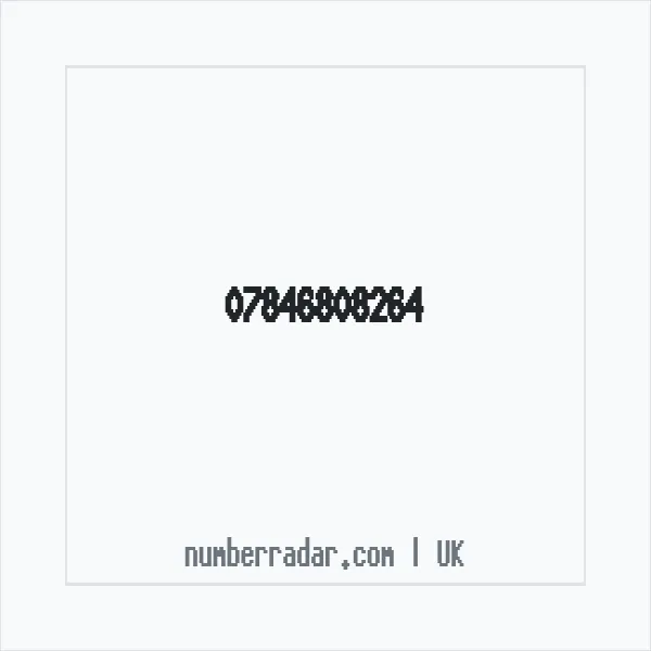 Reverse number check for +44 7846 808264 — who called me?