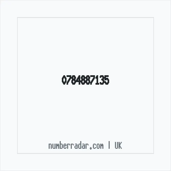 Reverse number check for +44 784887135 — who called me?