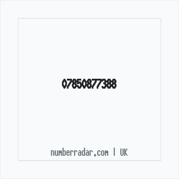 Reverse number check for +44 7850 877388 — who called me?