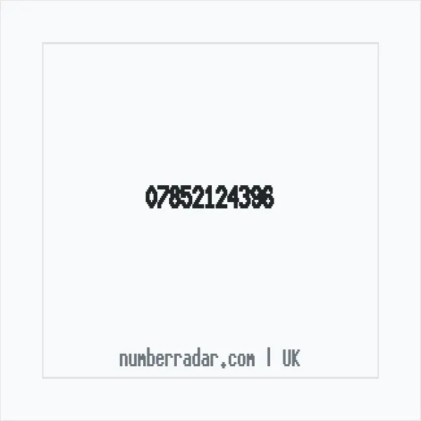 Reverse number check for +44 7852 124396 — who called me?