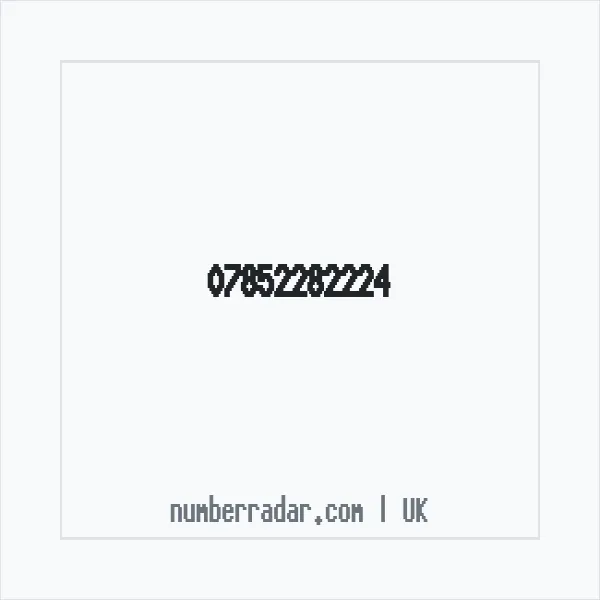 Reverse number check for +44 7852 282224 — who called me?