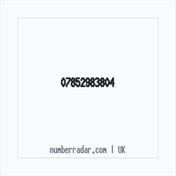 Reverse number check for +44 7852 983804 — who called me?
