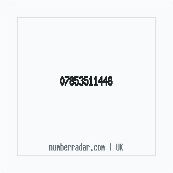 Reverse number check for +44 7853 511446 — who called me?