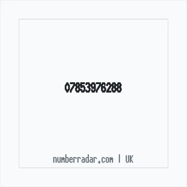 Reverse number check for +44 7853 976288 — who called me?