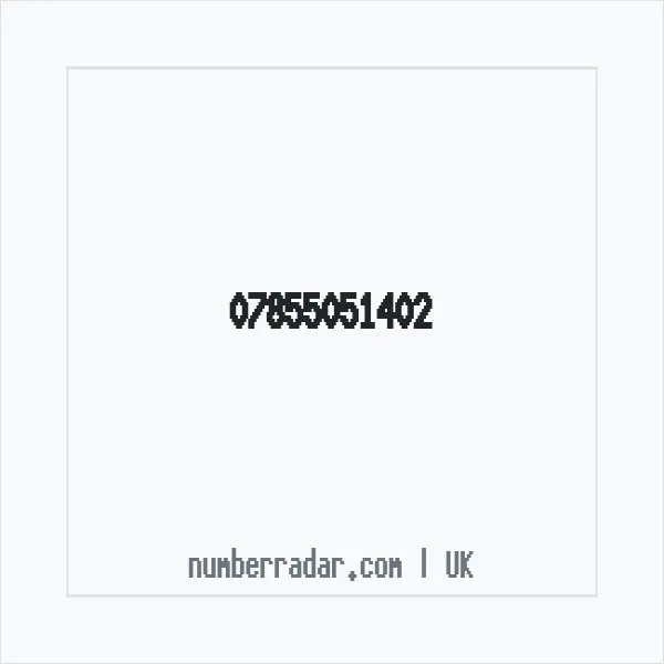 Reverse number check for +44 7855 051402 — who called me?