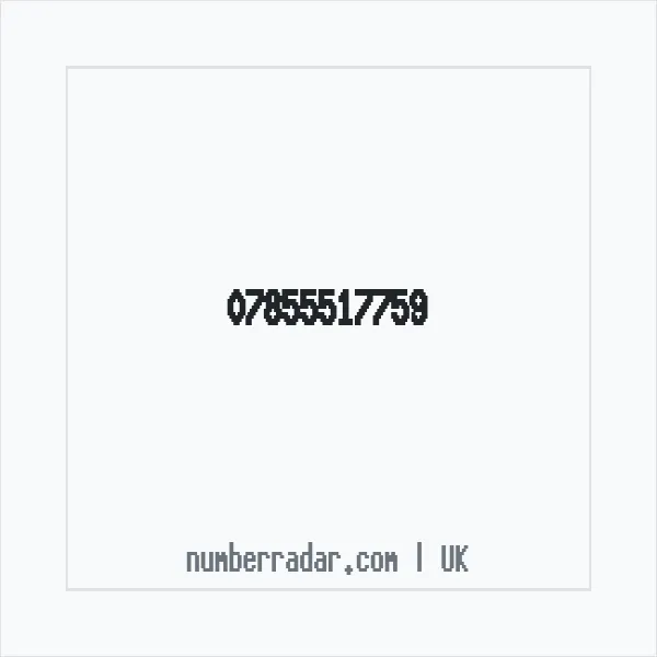 Reverse number check for +44 7855 517759 — who called me?