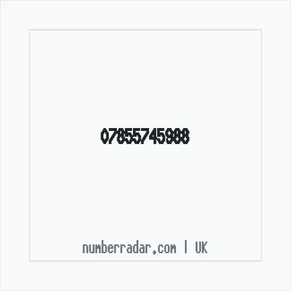 Reverse number check for +44 7855 745988 — who called me?