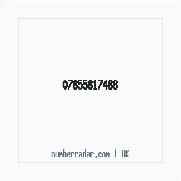 Reverse number check for +44 7855 817488 — who called me?
