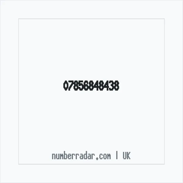 Reverse number check for +44 7856 848438 — who called me?
