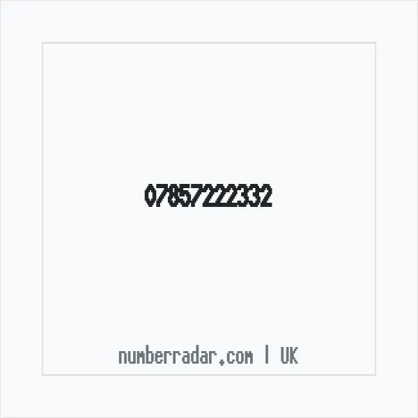 Reverse number check for +44 7857 222332 — who called me?