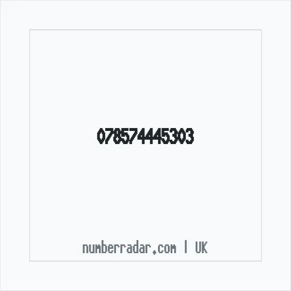 Reverse number check for +44 (7857) 444-530 — who called me?