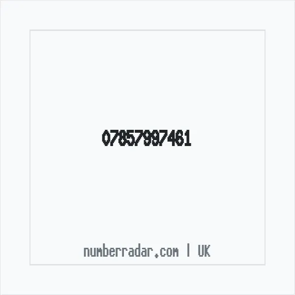 Reverse number check for +44 7857 997461 — who called me?