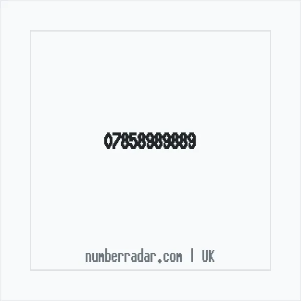 Reverse number check for +44 7858 989889 — who called me?