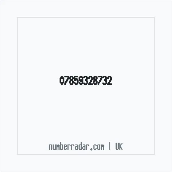 Reverse number check for +44 7859 328732 — who called me?