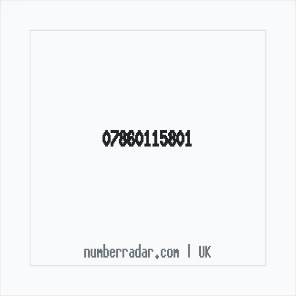 Reverse number check for +44 7860 115801 — who called me?