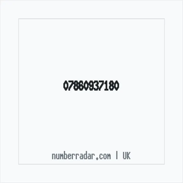 Reverse number check for +44 7860 937180 — who called me?