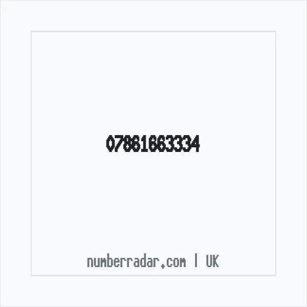 Reverse number check for +44 7861 663334 — who called me?