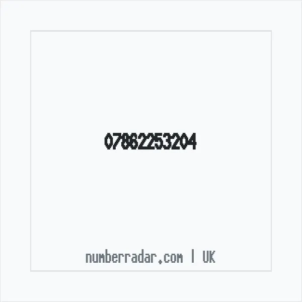 Reverse number check for +44 7862 253204 — who called me?