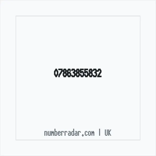 Reverse number check for +44 7863 855832 — who called me?