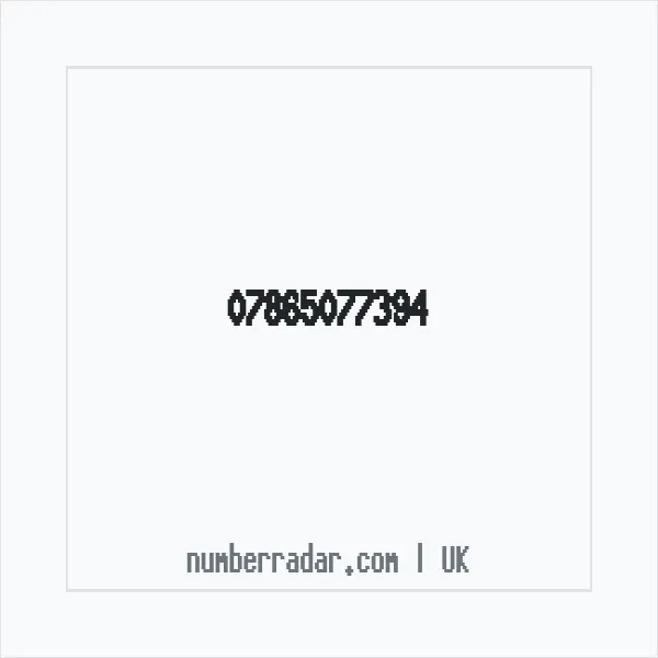 Reverse number check for +44 7865 077394 — who called me?