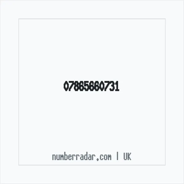 Reverse number check for +44 7865 660731 — who called me?