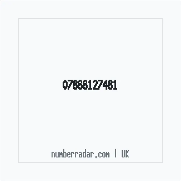 Reverse number check for +44 7866 127481 — who called me?