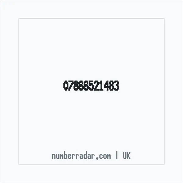 Reverse number check for +44 7866 521483 — who called me?