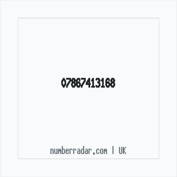 Reverse number check for +44 7867 413168 — who called me?