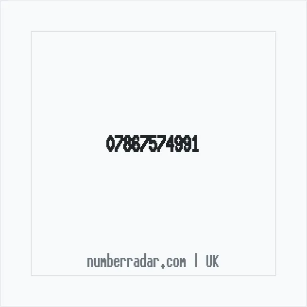 Reverse number check for +44 7867 574991 — who called me?